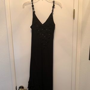 Fun and flirty asymmetrical party dress.